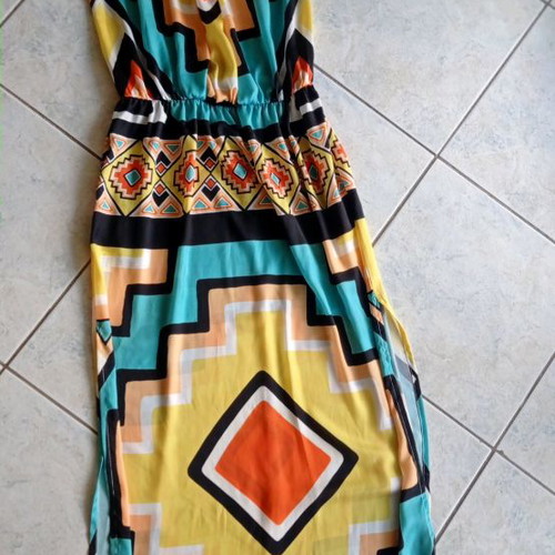 Strapless maxi dress new, size M Iso