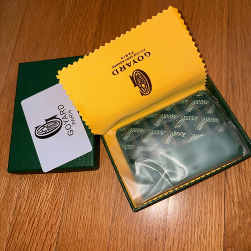 Goyard cardholder new, green