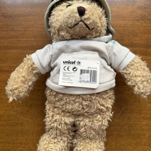 Unicef Plush Toy Teddy Bear 36.5cm New, Pack of 2