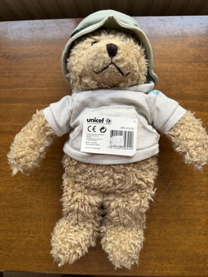 Unicef Plush Toy Teddy Bear 36.5cm New, Pack of 2