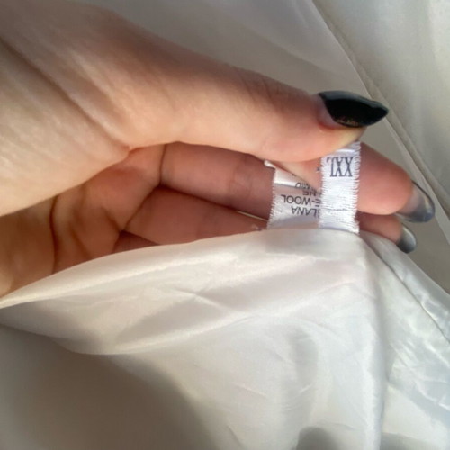 White nautical coat like new, size XXL fitting L-XL