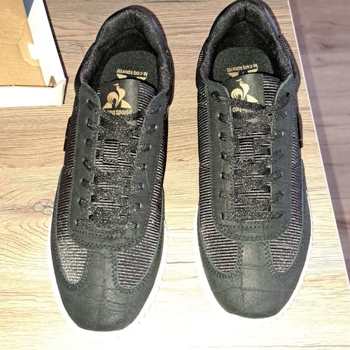 Le Coq Sportif men's sports shoes new, black, size 41