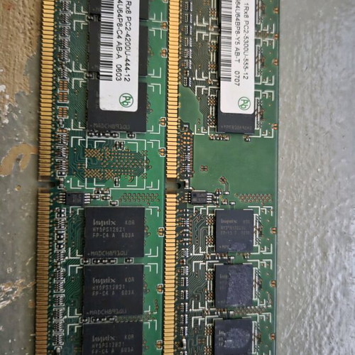 DDR2 RAM 2x 512MB used