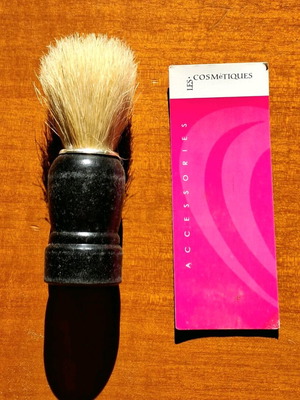 Shaving Brush used Les Cosmétiques traditional style