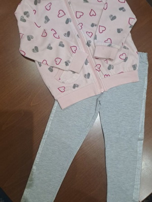 Children's jacket and pants set used, 3-4 years old