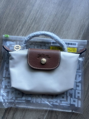 Longchamp mini bag, beige