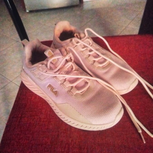 Fila pink athletic shoes, size 36