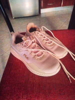 Fila pink athletic shoes, size 36