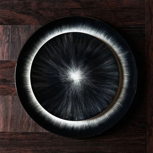 Set of 2 porcelain plates 17.5cm by Ann Demeulemeester for Serax