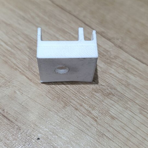 Sliding Glass Guide 20x20.5x6mm new, 3D printed replacement part