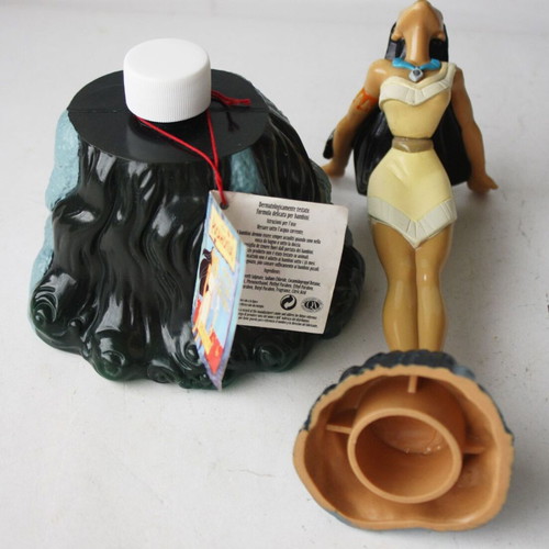 Vintage 90's shampoo figure Pocahontas 26cm Damascаr Italy new