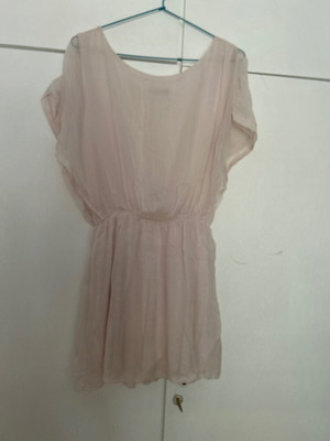 Dress pink candy color size M, like new, Made in Italy
