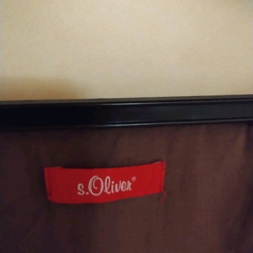 S.Oliver Midi Dress like new chocolate color with textured details