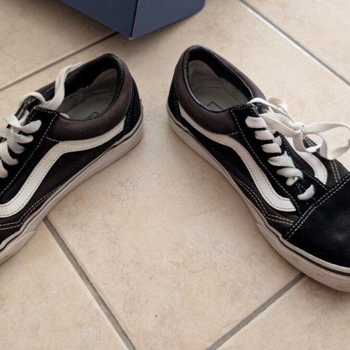 Vans sneakers, women's size 37, black