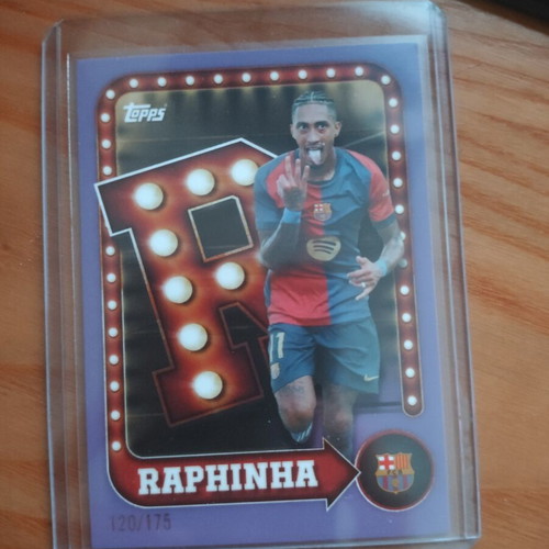 Topps Barcelona team set Raphinha card 120/175