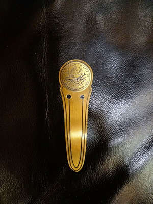 Masonic Brass Bookmark S. St. Dodoni new