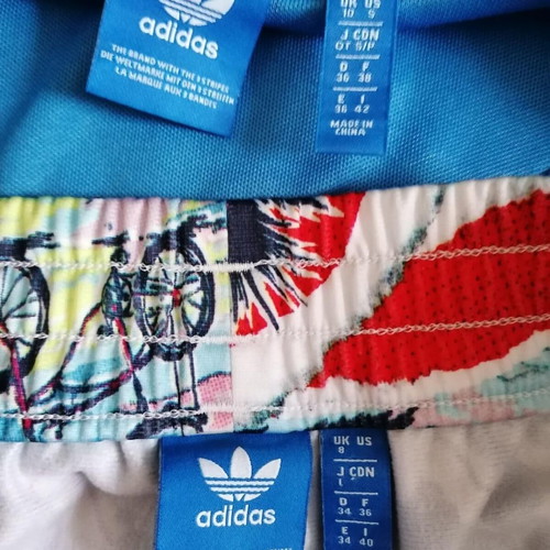 Adidas Venice Beach set like new, multicolor and blue