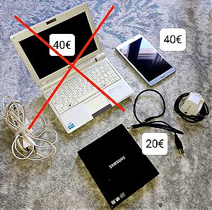 Samsung A6 Tablet & DVD writer!!