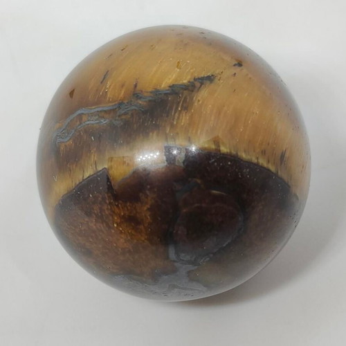 Tiger's Eye Semi-Precious Stone Sphere 2.2cm like new