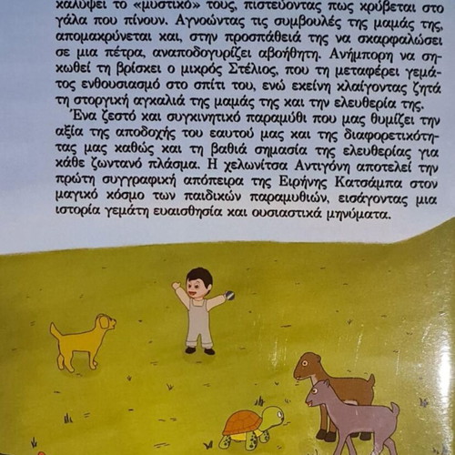 The Turtle Antigoni children's book new, Greek