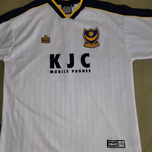 Portsmouth 1998-99 Centenary Match Issued Jersey Vlachos 7 used