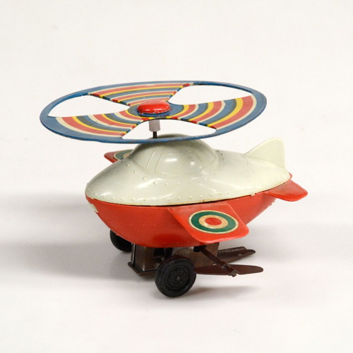 Greek Toy Amphibion used, hybrid with wings and propeller 1970's
