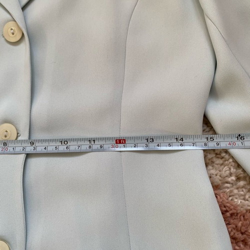 Women's classic suit in light turquoise size Xsmall like new