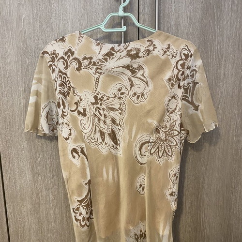 Vintage blouse and skirt set with unique pattern