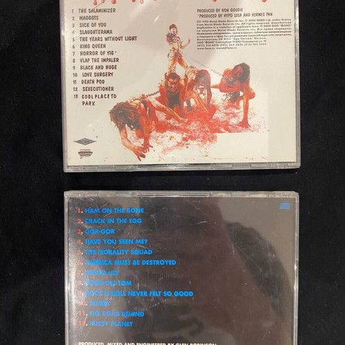 Gwar 2 CD bundle Scumdogs Of The Universe and America Must Be Destroyed like new