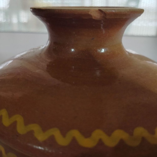 Ceramic bowl signed ΤΕΝΥ used with minor marks