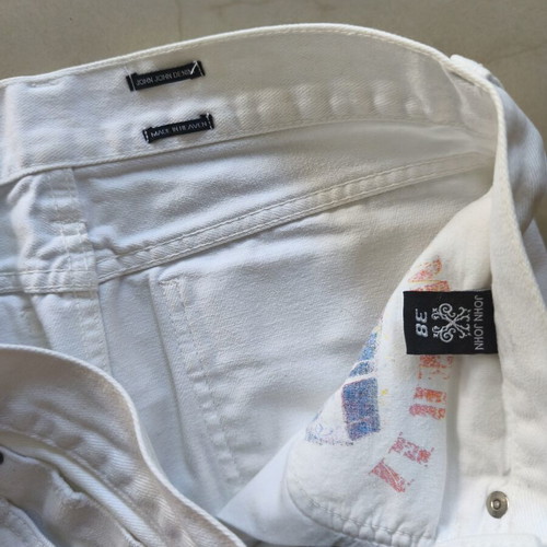 John Denim skirt new, size M, white