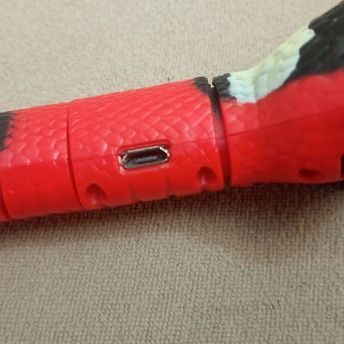 Snake toy like new, rechargeable with cable