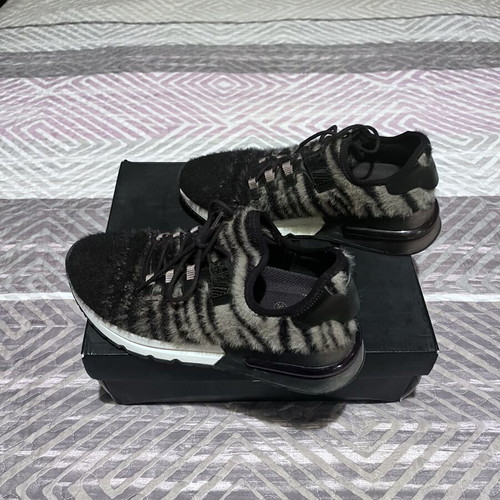 Ash women's sneakers size 38 used, black and grey