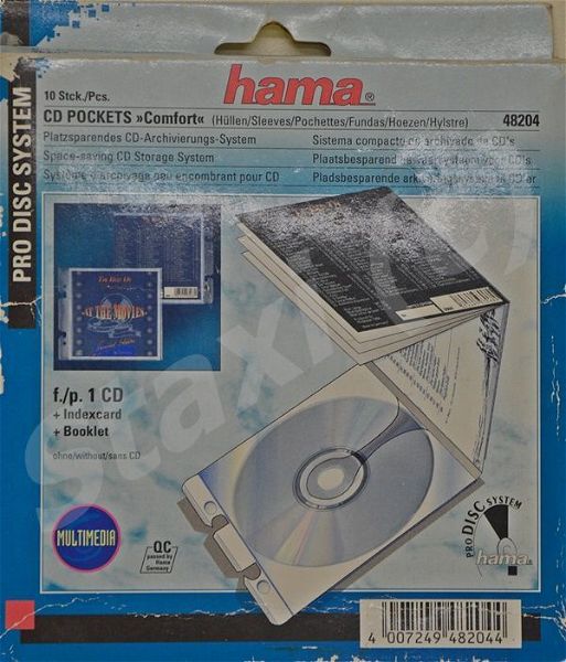  HAMA CD POCKETS COMFORT