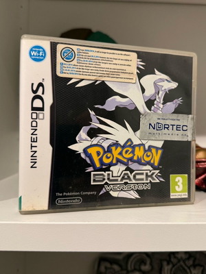 Pokemon Black Nintendo DS game like new, authentic