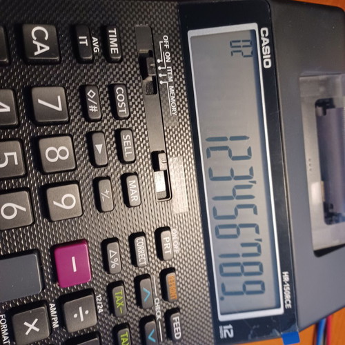 Casio HR-150RCE calculator new