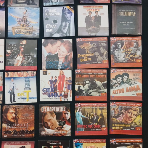 DVD movies like new with subtitles, collection of 350+