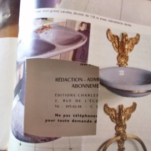 Art & Décoration magazine used, issue 128, 1967, French