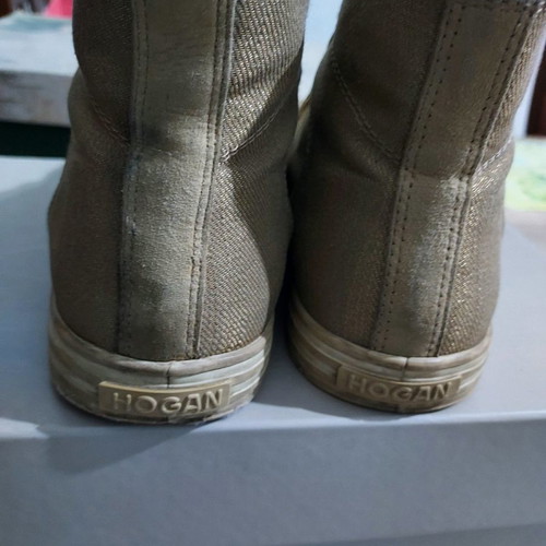 Hogan boots used beige gold, size 37
