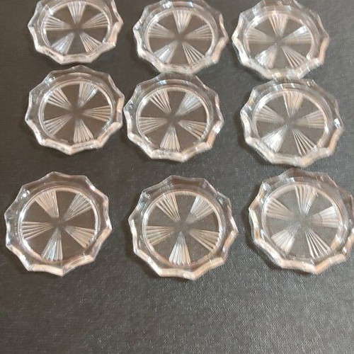 Vintage plates like new, set of 10 for spoon sweets