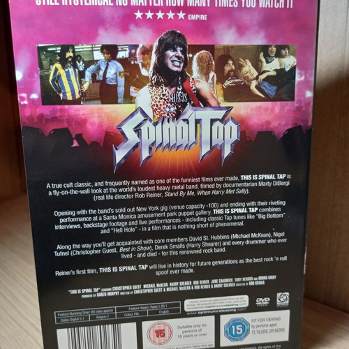 Spinal Tap DVD, comedy film