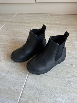 Primark ankle boots used, black, size 25-26