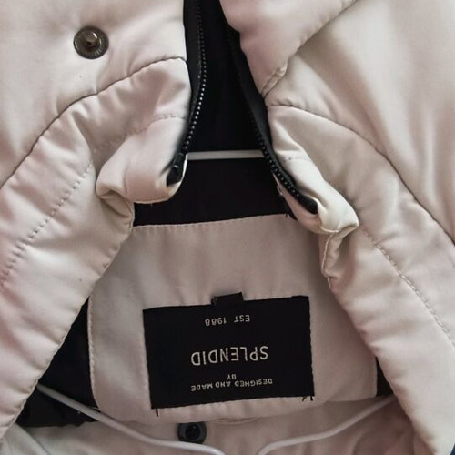 Puffer jacket used, white, Splendid, size XXXL