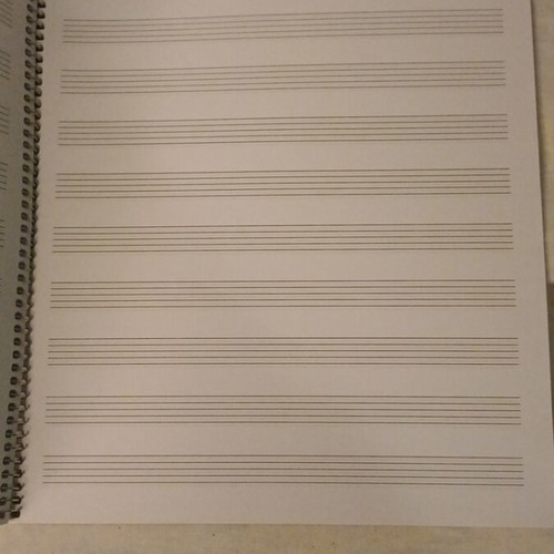 Music notebook new A4 40 pages