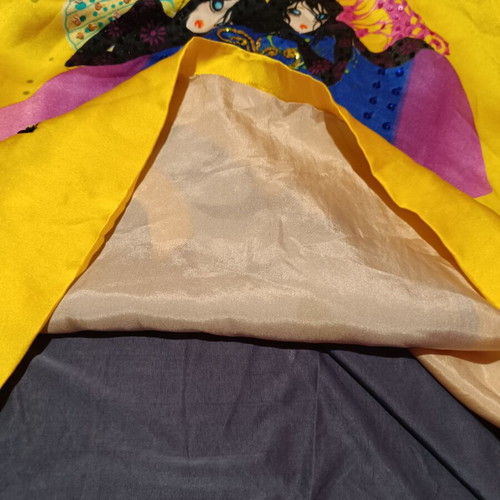 Custo Barcelona size 4 dress like new, colorful yellow