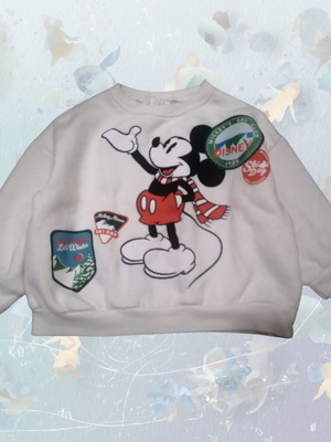 Mickey winter top 18-24 months like new