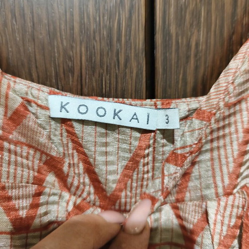 Kookai strap blouse like new, multicolor, size M