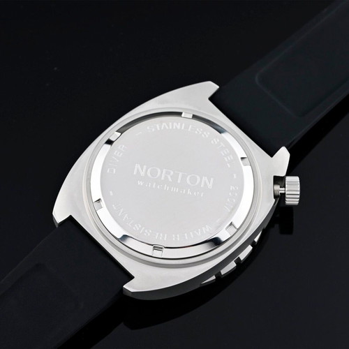 Norton Marine watch new, automatic, 46mm, black, 200m waterproof