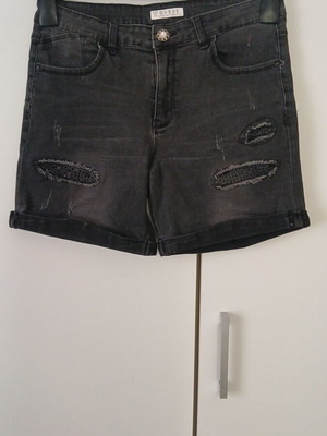 Guess women's shorts used, elastic, size M 38 10, gray