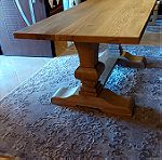  Τραπέζι μοναστηριακό με ατόφιο ξύλο